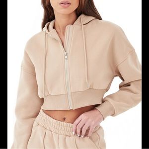 4th & Reckless Cropped Hoodie